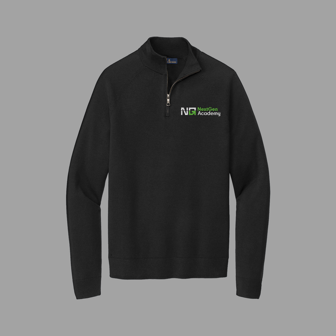 Men's Cotton Stretch 1/4-Zip Sweater