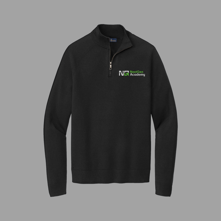 Men's Cotton Stretch 1/4-Zip Sweater
