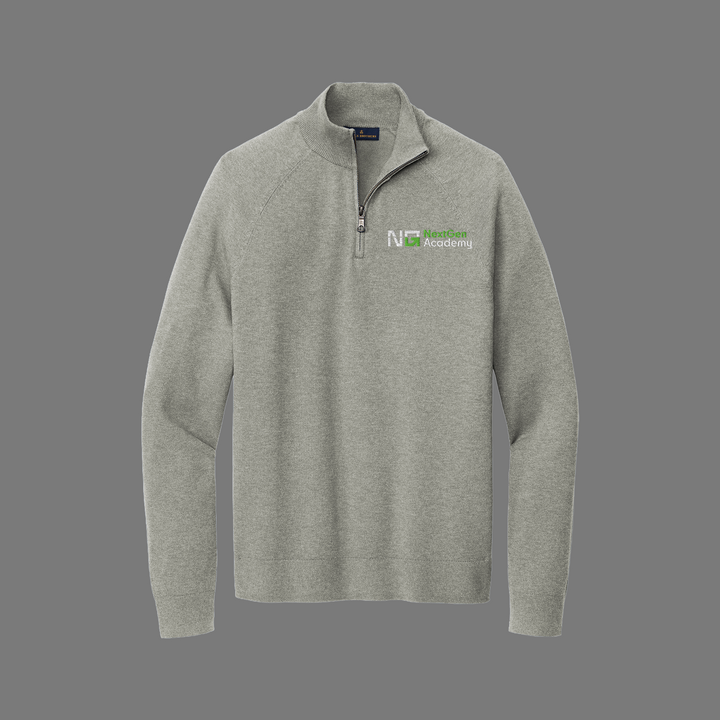 Men's Cotton Stretch 1/4-Zip Sweater